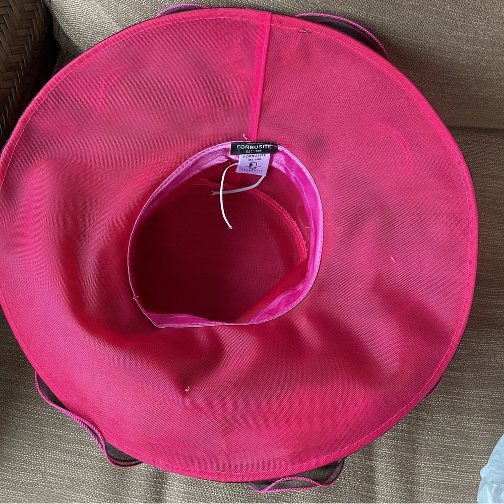 Forbusite Women’s Two-Toned Hot Pink Hat / Excellent Condition - Like New / OS - Picture 5 of 6